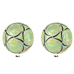 PU Bola De Futebol Para Treinamento De Futebol, Ampla Aplicação, Luminosa, Adequado Para Todos Os Níveis De Habilidade, Hexágono, Tamanho 5 - Image 6