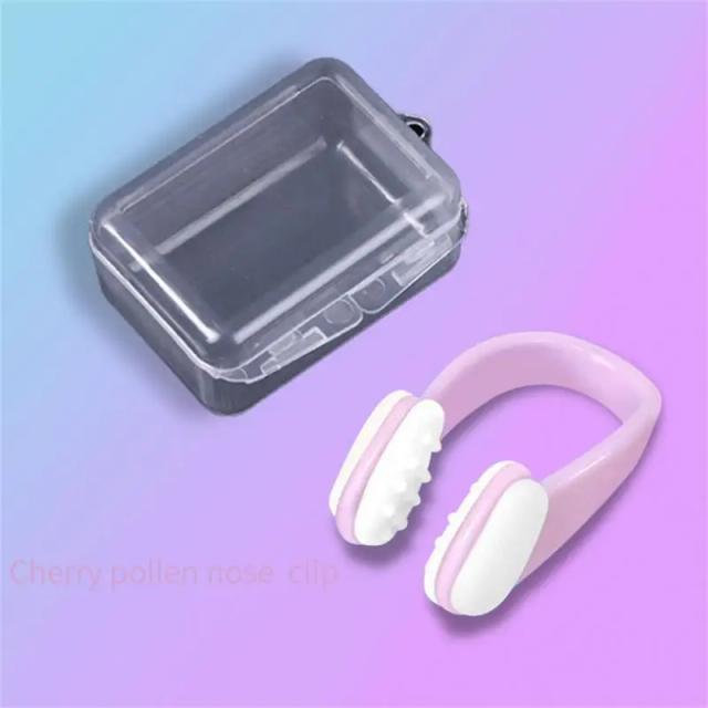 Grampo de Nariz de Silicone para Natação - Acessório Unissex para Crianças e Adultos em Esportes Aquáticos