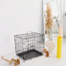 Canil de Metal Dobrável para Pet, Gaiola Grande Cão, Cat Iron Wire, Pet Shelter, Animal, Viagem, Bebê, Coelho, Indoor, Training Supplies - Image 3