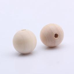 Contas redondas de madeira naturais para crianças, contas de madeira, brinquedos jóias, artesanato DIY, acessórios de decoração, 6mm, 8mm, 10mm, 12mm, 14mm, 16mm, 18mm, 20 milímetros, 25 milímetros, 30 milímetros, 35 milímetros, 48 milímetros - Image 2