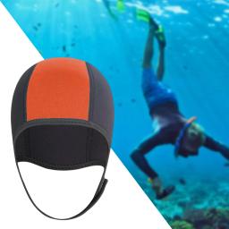 3mm neoprene chapéu de mergulho cabeça capa proteção orelha inverno quente capuz mergulho wetsuit para canoagem surf kayak unisex - Image 4