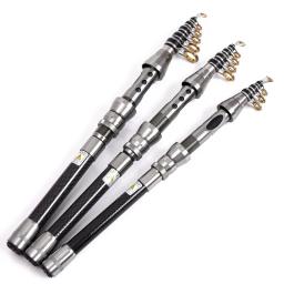 Fibra De Carbono Telescópica Spinning Anel Rod, Pesca Profissional Rod, Mar e Rio Pesca, 1.5-2.4m - Image 1