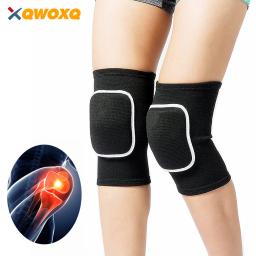 1 par de joelheiras de vôlei para dançarinos, joelheira macia e respirável para futebol, yoga, tênis, corrida, ciclismo, academia, treino, escalada - Image 1