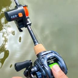 Contador De Profundidade Para Medição De Linha De Pesca, Combater Medidor De Comprimento, Equipamento De Pesca, 6cm, 0-999m, 1Pc - Image 1