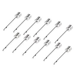 Aço inoxidável Inflando Bomba Agulha, Válvula de Ar Adaptador, Esporte Bola, Futebol, Basquete, Futebol, Inflável, 5 Pcs, 10 Pcs, 20Pcs - Image 4