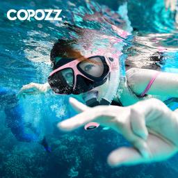 Copozz 2023 conjunto de máscara de mergulho anti nevoeiro óculos com snorkel tubo alça ajustável para mulheres homens adulto máscara de natação - Image 6