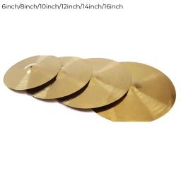 1pc jazz tambor 6 8 10 12 14 16 Polegada tambor pratos de bronze percussão respingo acidente hi-hat címbalo acessórios de percussão - Image 2