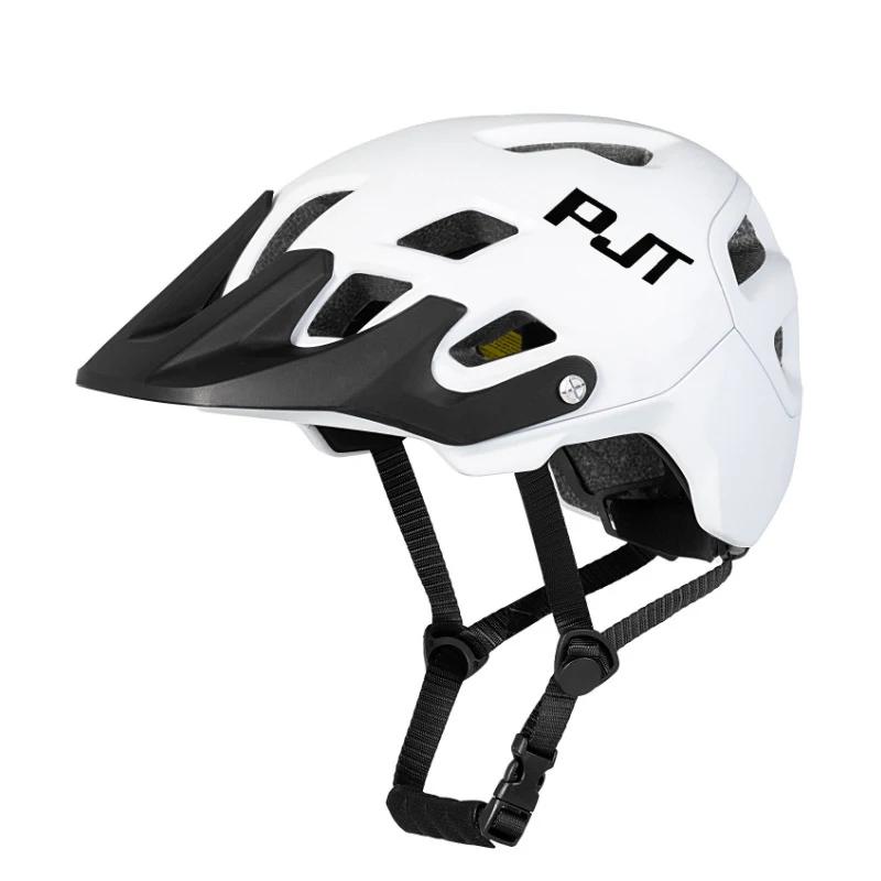 PJT-Capacete Ultraleve de Ciclismo para Homens e Mulheres, Capacete de Bicicleta com Luz LED Recarregável, Capacetes MTB, Mountain Road Bike, Novo - Image 1