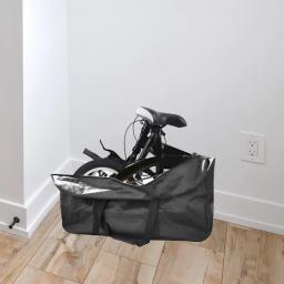 Packable bicicleta Carry Case, estojo para Airplane Car Train Trip, Folding bicicleta Travel Bag, 20" - Image 4