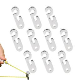 Tenda ajustável fivela corda, S tipo corda tensor, Outdoor Camping Fastener Kit, Braçadeira de corda reutilizável, acessórios fixos, 10pcs - Image 1