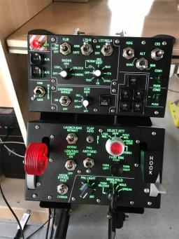 Voando Win Arma Controle de Fogo, decolagem e desembarque Pto Painel, Dcs Orion, Touro, Tuma, Pig Pole, f18, f14, pcr - Image 2