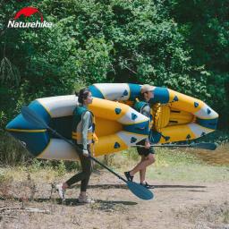 Naturehike-Inflável Caiaque Deriva Canoa Barco a Remo, dobrável Embarcação De Pesca Assento, Hovercraft Rubber TPU Esportes Aquáticos - Image 6