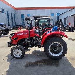 Atacado quatro rodas 4x4 compacto 50HP 60HP 80HP 100HP mini trator de jardim agrícola com cortador de grama - Image 3