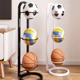 Basquete Armazenamento Rack, Três Camadas, Coloque Bola, Cesta De Futebol, Jogando Cesta, Voleibol Stand Holder, Jardim De Infância - Image 1