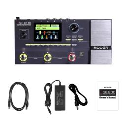 Mooer ge200 pedal multi efeitos guitarra processador instrumentos musicais amplificador modelagem 26 ir 151 efeitos looper cab tuning - Image 6