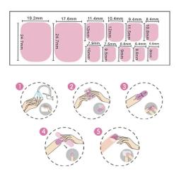 Adesivos impermeáveis para mulheres e meninas, adesivos de arte do prego, estilo fresco, 3d, cobertura completa, decalque, moda - Image 6