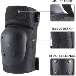 INMOTION Adulto Joelheiras Cotovelo Pads Guardas De Pulso 6 em 1 Protective Gear Set para Ciclismo Roller Skating Esportes Ao Ar Livre - Image 3