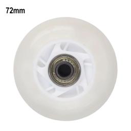 Rodas de skate de hóquei em linha, 64/70/72mm, alta elasticidade com rolamento, rodas de glitter para patins, patins, peças de bagagem - Image 2