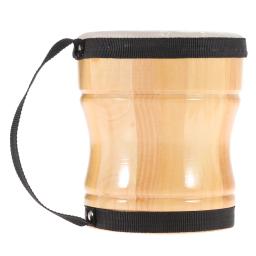 Crianças crianças de madeira mão bongo tambor musical instrumento de percussão com vara cinta para crianças brinquedo profissionais - Image 1