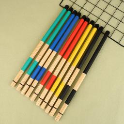 Bamboo drummer drummer with rubber handle, 1pair, percussão accessories, drummer - Image 4