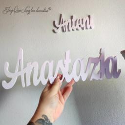 Etiqueta de nome de madeira, letras personalizadas, decoração de quarto infantil, presente de bebê, sinal de porta de chá de bebê, primeiro nome - Image 2