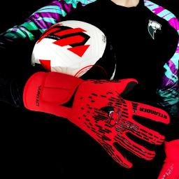 Luvas de látex para adultos e crianças, proteção antiderrapante, pulseira de futebol, luva de goleiro de treinamento de futebol, aderência forte, fósforo - Image 1