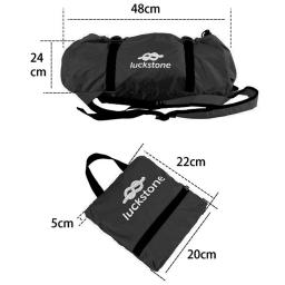 Lucketone-corda saco para escalada, saco de armazenamento para camping ao ar livre, montanhismo, dobrável, portátil, ajustável - Image 3