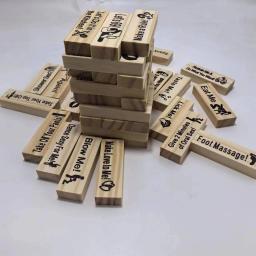 Cinco versões para escolher de 48 peças, casal, flertando, bloco de construção, jogo de torre de empilhamento, entretenimento de festa para adultos, produto sm - Image 1