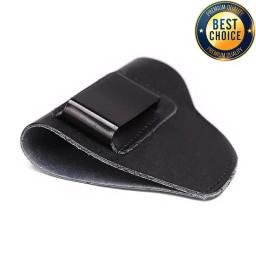 Iwb couro mão direita titular coldre de pistola tático glock g17 g19 bolso de couro coldre de pistola acessórios - Image 5