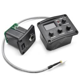 Ukulele Tuner System com Display LCD, Tuner, Pickup Preamp, Tuner, Guitar EQ Equalizer, 3-Band Havaí, Drop Shipping - Image 4