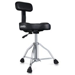 LEKATO-Cadeira Hidráulica Ajustável em Altura com Encosto, Trono do Tambor, Assento Resistente, Encosto, Estilo de Motocicleta, Tamborete para Baterista - Image 1