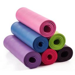 Tapete de ioga de borracha nitrílica antiderrapante 10mm grosso, Almofada portátil para dança ginástica, suporte para tablet, treinamento físico, portátil específico, Deluxe - Image 5