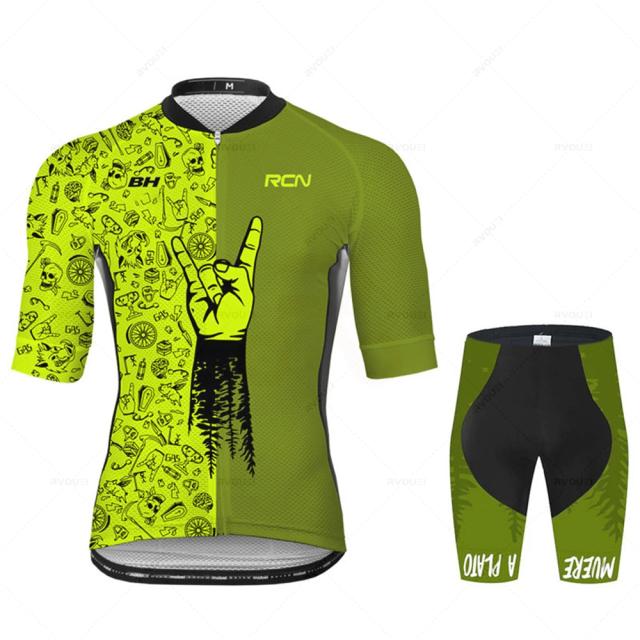 Conjuntos de Camisa de Ciclismo Verão 2023: Moda Respirável e Confortável para MTB