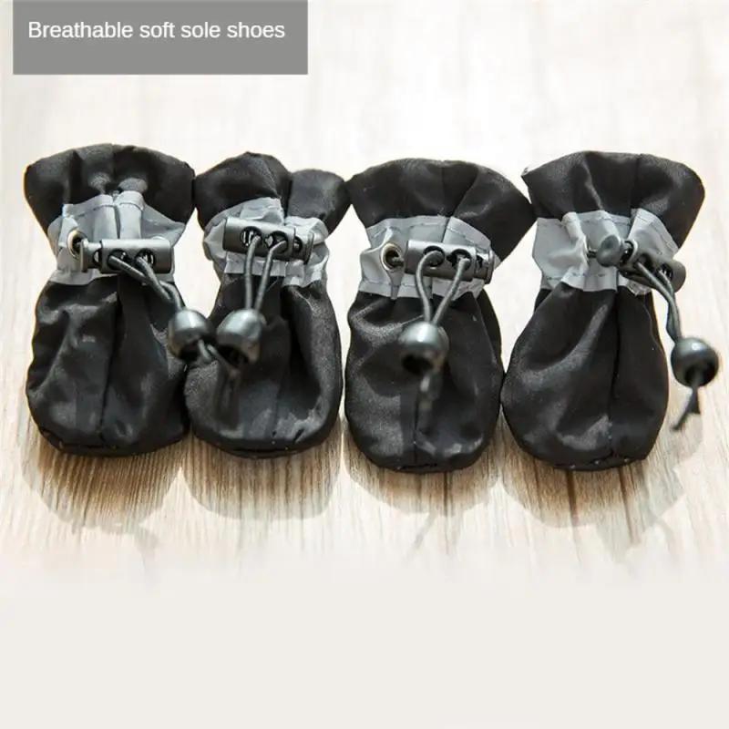 Botas impermeáveis para cães com suspensórios, protetores de pata ajustáveis, botas para cães, suprimentos para inverno ao ar livre - Image 1