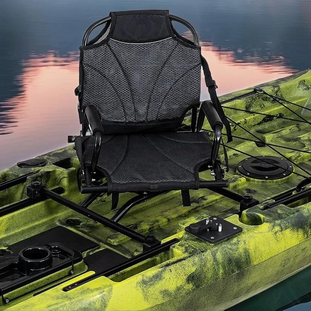 Novo design aumentar 360 cadeira giratória acessório de caiaque para caiaque de pesca com pedal - Image 1