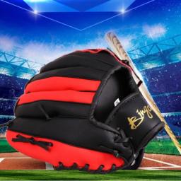 Luvas De Beisebol Profissional para Adultos, Softball Treinamento Acessório, Absorção De Choque, Proteção De Pulso, PU, 12,5" - Image 1