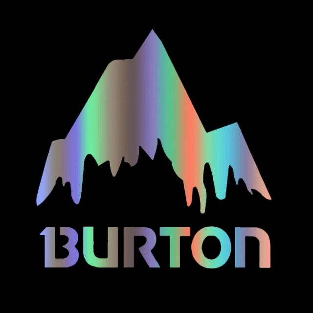 Burton Mountain Ski Snowboard Decal - Arte em Vinil para Veículos