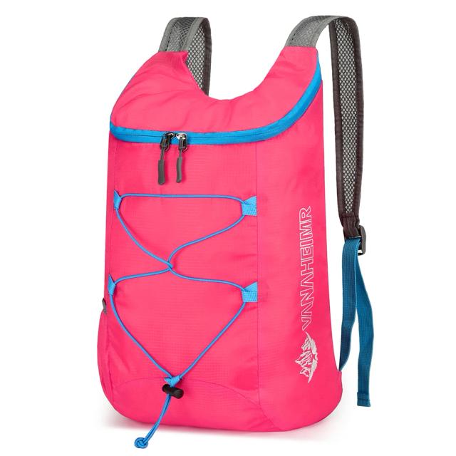 Mochila Dobrável Leve e Impermeável para Camping, Caminhadas e Viagens - 10L Multifuncional