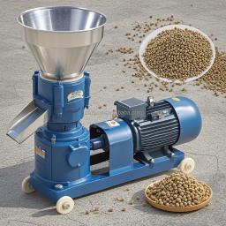 Fazendas usam máquina doméstica de processamento de ração de aves pequenas e moinho de pellets de alimentação para granulador de gado de animais de aves - Image 4
