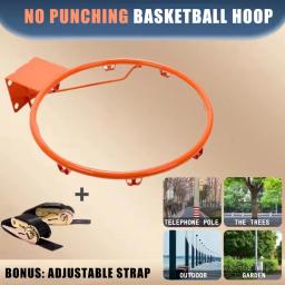 Basquete de basquete, sem perfuração, aro de basquete para crianças, padrão interno e externo, equipamento de treinamento para adultos, 35 45cm - Image 6
