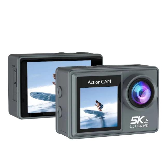 Câmera Subaquática Ultra HD com WiFi e Tela de 2" - 30M de Profundidade, Bateria de 900mAh e 30FPS, 30MP