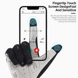West bike-luvas de ciclismo antiderrapantes para homens e mulheres, dedo inteiro, tela sensível ao toque, padrão de aranha, mtb, primavera e verão - Image 3