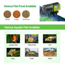 Auto Alimentador De Peixes Com Temporizador Elétrico, Ferramenta De Dispensador De Alimentos, À Prova De Umidade, Tanque Automático De Aquário - Image 5