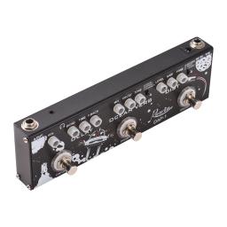 Pedal multiefeitos de guitarra 3 em 1, atraso/verbo oceano/distorção, concha de liga de alumínio com função True Bypass, acessórios de guitarra - Image 6