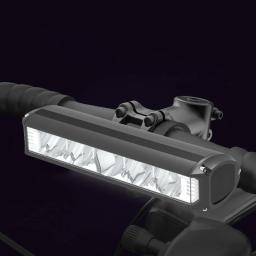 Luz de bicicleta para ciclismo segurança lanterna, telefone móvel poder de emergência, alumínio habitação, farol, 900, 1200, 1400, 2600LM - Image 2