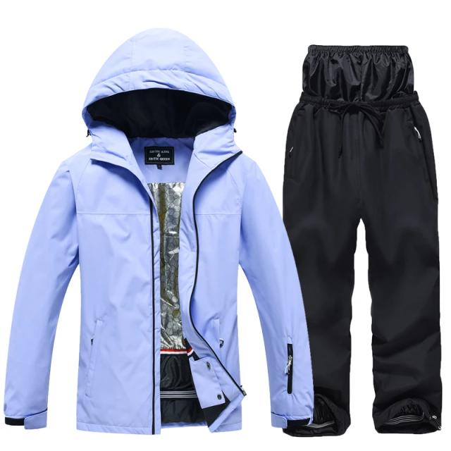 Snowboarding Conjuntos Esportivos para Homens e Mulheres para Esqui ao Ar Livre Roupas de Inverno