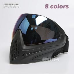 FMA F1 Máscara Facial Completa com Camada Única, Paintball Segurança, Máscara Protetora, Anti-Fog Goggle, Outdoor Tactical Airsoft Equipment, 2023 - Image 1