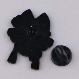 Broche de esmalte para mulheres, máscara de raposa japonesa, gato Sakura, emblemas na mochila, acessórios de vestuário - Image 5