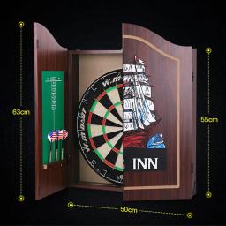 SJ-Wooden Dart Board Set para Treinamento de Competição, luxo SJ dardos para adultos, 18 Polegada Dart Board - Image 6