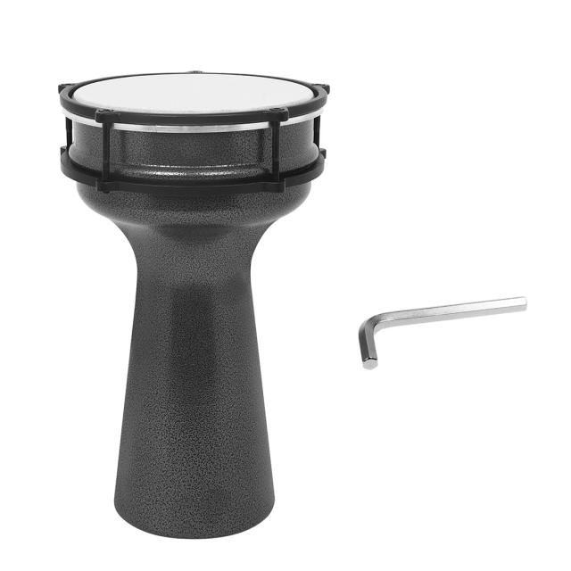 Tambor Africano de Alumínio: Instrumento de Percussão Portátil, Pandeiro Turco Djembe 8"
